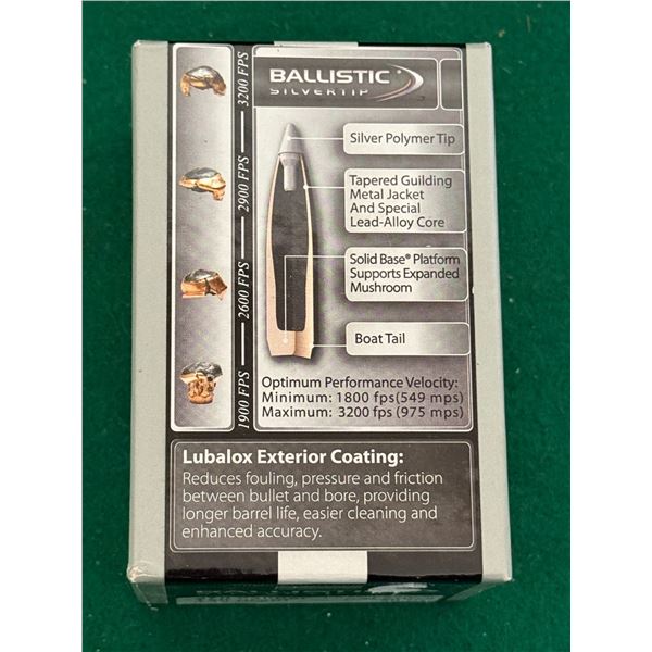 .270 Cal 130Gr Ballistic Silvertip Bullets