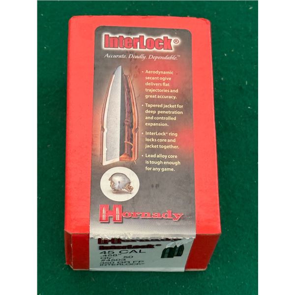 Hornady interlock 45 Cal