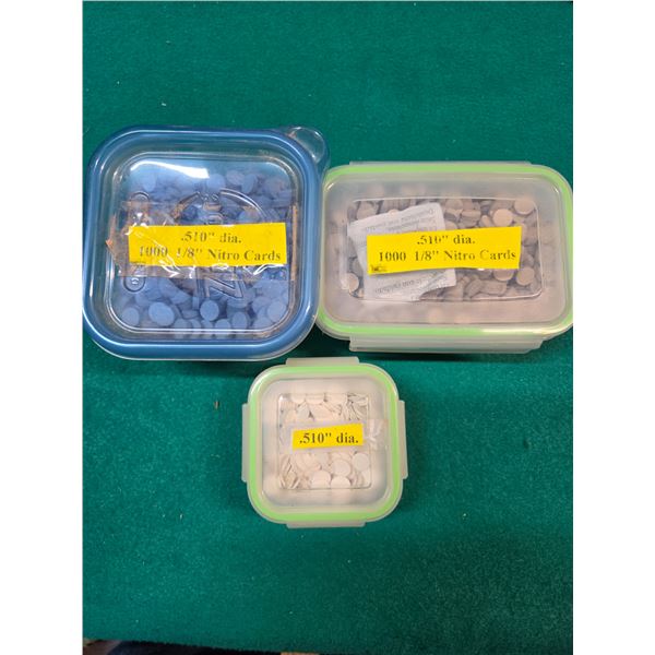 .510 1/8" Nitro Cards & Overshot Cards