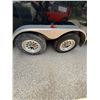 Image 10 : 2006 H&H Enclosed 16' Bumper Hitch Trailor Tandem 15" Tires Rear and Side Doors Have T.O.D.
