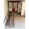 Image 11 : 2006 H&H Enclosed 16' Bumper Hitch Trailor Tandem 15" Tires Rear and Side Doors Have T.O.D.