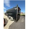 Image 2 : 2006 H&H Enclosed 16' Bumper Hitch Trailor Tandem 15" Tires Rear and Side Doors Have T.O.D.