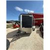 Image 3 : 2006 H&H Enclosed 16' Bumper Hitch Trailor Tandem 15" Tires Rear and Side Doors Have T.O.D.