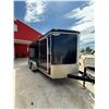 Image 5 : 2006 H&H Enclosed 16' Bumper Hitch Trailor Tandem 15" Tires Rear and Side Doors Have T.O.D.