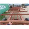 Image 6 : Horst Welding 32' 6-Wheel Hay Trailer, Steel Hay Rack, Spring-Over Rear Hitch, S/N 99416