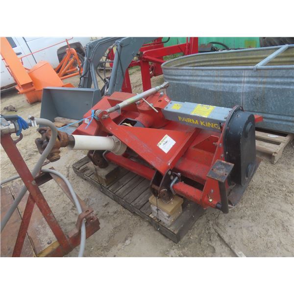 Farm King 60" 3-Point Hitch Rototiller, S/N 60202192