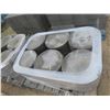 Image 1 : Round Foundation Stone, 3" Thick, 16" Diameter – Qty 30