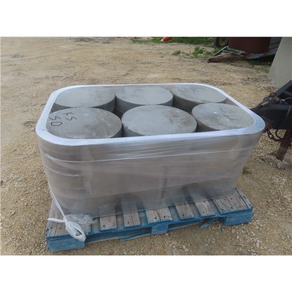 Round Foundation Stone, 3" Thick, 16" Diameter – Qty 30