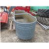 Image 2 : Steel Saddle Water Trough, 96" × 30" × 24"