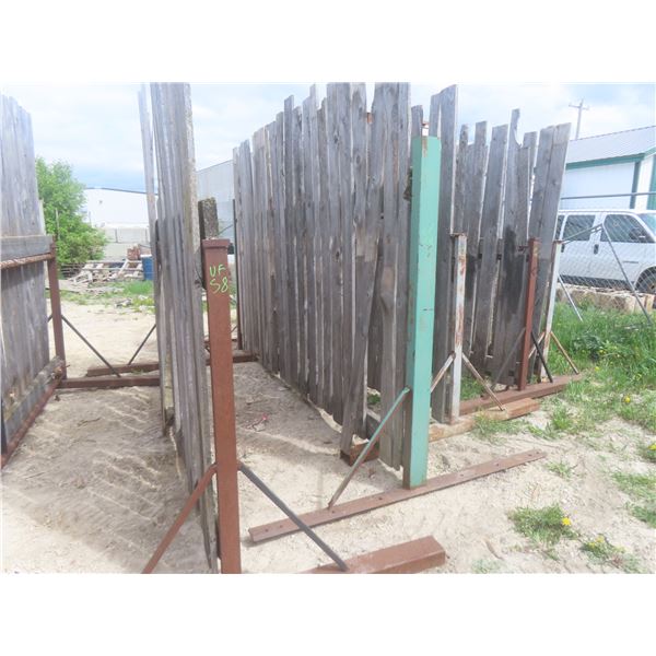 Metal-Framed Self-Standing Wind Breaks, 14' Long – Qty 5