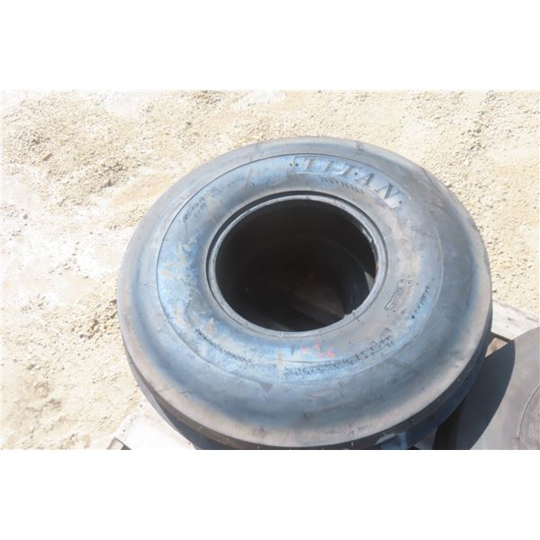 2 x Titan 1100-16 Tires, 12 Ply - New
