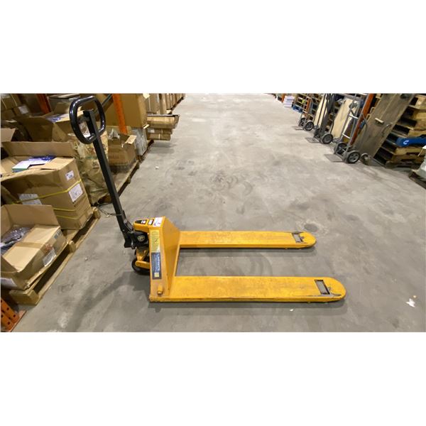 LIFTRITE 5500 LB CAPACITY YELLOW PALLET JACK