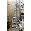 Image 1 : 24 FT ALUMINUM EXTENSION LADDER & 6 FT ALUMINUM LADDER