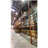 Image 3 : ORANGE/BLUE METAL PALLET RACKING 7-20' UPRIGHTS, 24- 8' SIDE RAILS & 48 CROSSBARS
