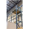 Image 3 : 2 SECTIONS OF BLUE PALLET RACKING, 3- 20' UPRIGHTS & 16- 8' SIDE RAILS