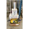 Image 1 : 3 BOXES OF TITAN TUFF HANDWRAP, LARGE TIE DOWN STRAP, ASSORTED HAND TOOLS, ROPE & MORE
