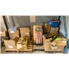 Image 7 : 2 PALLETS OF ASSORTED ITEMS- BOLT CUTTERS, PRICE TAGS, PRUNERS, TABLE CLOTHS, PACKING TAPE,