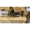 Image 4 : LARGE GROUP OF ASSORTED ITEMS- MOPS, 9" PAINTING TRAYS, HYDERON LEG TIPS & TEA LEAF HANGING