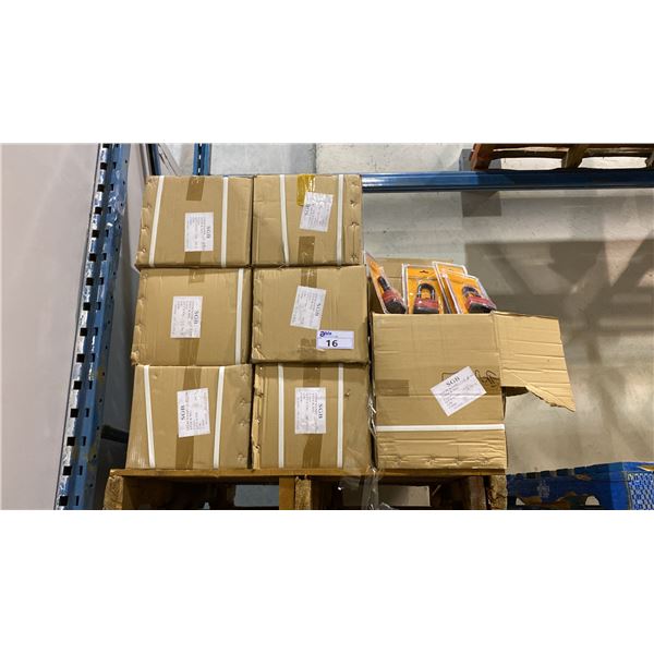 PALLET OF APPROX 12 CASES OF WATERPROOF LAMINATED HEAVY DUTY PADLOCKS - APPROX 36 PC PER CASE