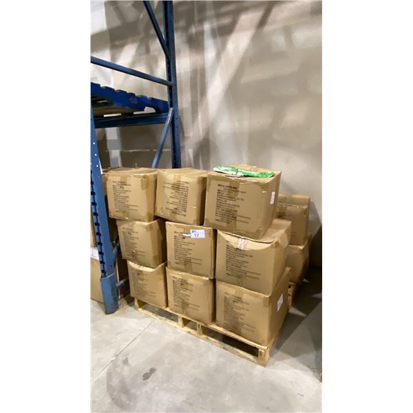 PALLET OF APPROX 14 CASES OF DISPOSABLE NON MEDICAL GLOVES APPROX 200 PC PER CASE, 100 PC PER UNIT