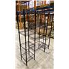 Image 4 : 12 BLACK METAL 4 TIER COMBINATION RACKS