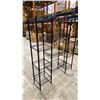 Image 3 : 9 BLACK METAL 4 TIER COMBINATION RACKS