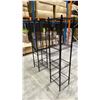 Image 2 : 9 BLACK METAL 4 TIER COMBINATION RACKS