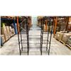 Image 1 : 9 BLACK METAL 4 TIER COMBINATION RACKS