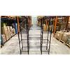 Image 1 : 9 BLACK METAL 4 TIER COMBINATION RACKS