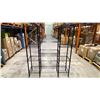 Image 1 : 9 BLACK METAL 4 TIER COMBINATION RACKS