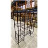 Image 3 : 9 BLACK METAL 4 TIER COMBINATION RACKS