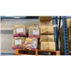 Image 1 : PALLET OF DISPOSABLE PLASTIC TABLE CLOTHS & WRAP CUTTERS