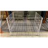 Image 1 : 10 WHITE MOBILE METAL ADJUSTABLE RETAIL PRODUCT DISPLAY BINS