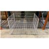 Image 2 : APPROX 15 WHITE MOBILE METAL ADJUSTABLE RETAIL PRODUCT DISPLAY BINS