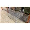 Image 3 : APPROX 15 WHITE MOBILE METAL ADJUSTABLE RETAIL PRODUCT DISPLAY BINS