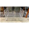 Image 2 : APPROX 12 WHITE MOBILE METAL ADJUSTABLE RETAIL PRODUCT DISPLAY BINS