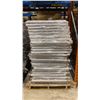 Image 1 : APPROX 10 WHITE MOBILE METAL ADJUSTABLE RETAIL PRODUCT DISPLAY BINS