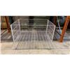 Image 2 : APPROX 10 WHITE MOBILE METAL ADJUSTABLE RETAIL PRODUCT DISPLAY BINS