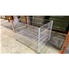 Image 3 : APPROX 10 WHITE MOBILE METAL ADJUSTABLE RETAIL PRODUCT DISPLAY BINS