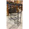 Image 2 : 9 BLACK METAL 4 TIER COMBINATION RACKS