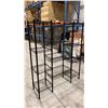 Image 3 : 9 BLACK METAL 4 TIER COMBINATION RACKS
