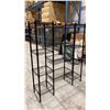 Image 3 : 9 BLACK METAL 4 TIER COMBINATION RACKS