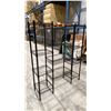 Image 3 : 9 BLACK METAL 4 TIER COMBINATION RACKS