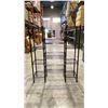 Image 1 : 9 BLACK METAL 4 TIER COMBINATION RACKS