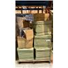 Image 1 : PALLET OF FRYING PAN SPLATTER SCREENS, CHINESE NEW YEAR RED ENVELOPES & METAL SCRAPERS