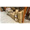 Image 5 : PALLET OF 5" CASTER WHEELS, PLASTIC SQUEEGEES & SMALL TEA LEAF HANGING LANTERNS