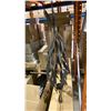 Image 6 : PALLET OF 5" CASTER WHEELS, PLASTIC SQUEEGEES & SMALL TEA LEAF HANGING LANTERNS