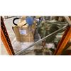 Image 8 : PALLET OF ASSORTED READING GLASSES, FOLDING TABLE BASES, WHITE MOBILE RETAIL DISPLAY BINS & CANES