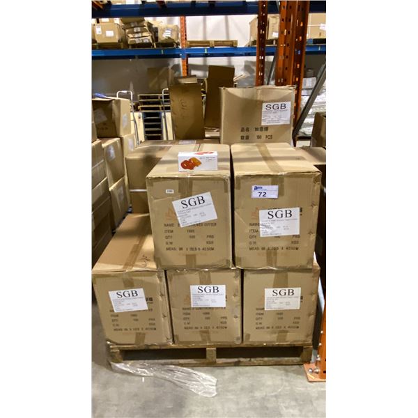 PALLET OF TAPE CUTTERS & PLASTIC MASSAGERS
