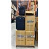 Image 1 : 1 PALLET OF APPROX 16 BLACK 3PC LUGGAGE SETS